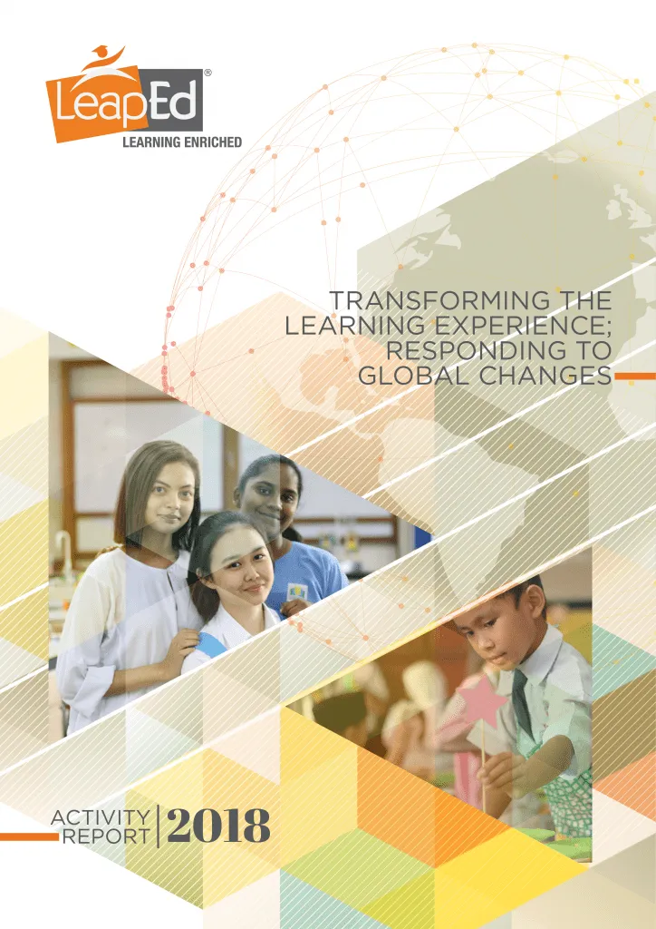 Cover of the LeapEd Activity Report 2018